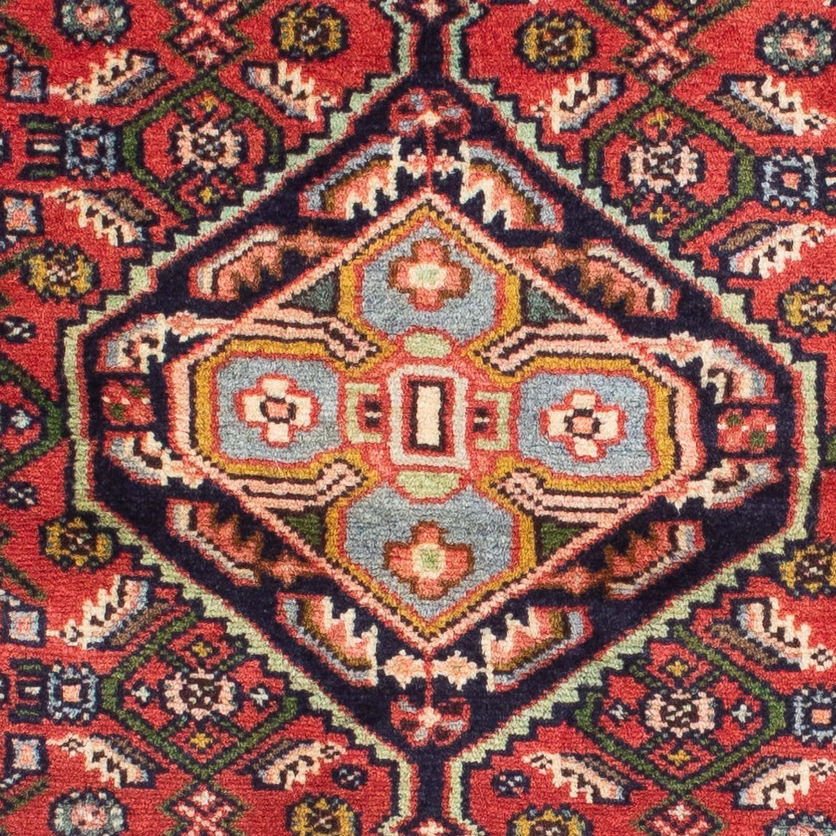 Runner Persisk matta - Nomadic - 193 x 77 cm - mörkröd