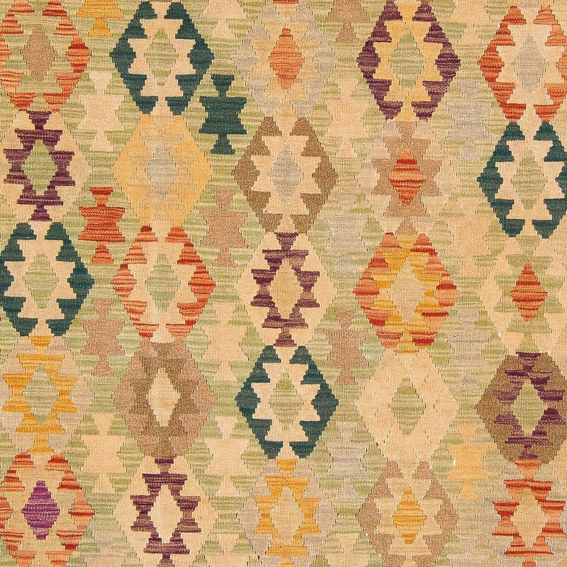 Kelim Carpet - Splash - 287 x 199 cm - beige