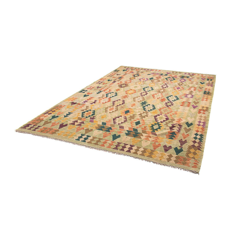 Kelim Carpet - Splash - 287 x 199 cm - beige