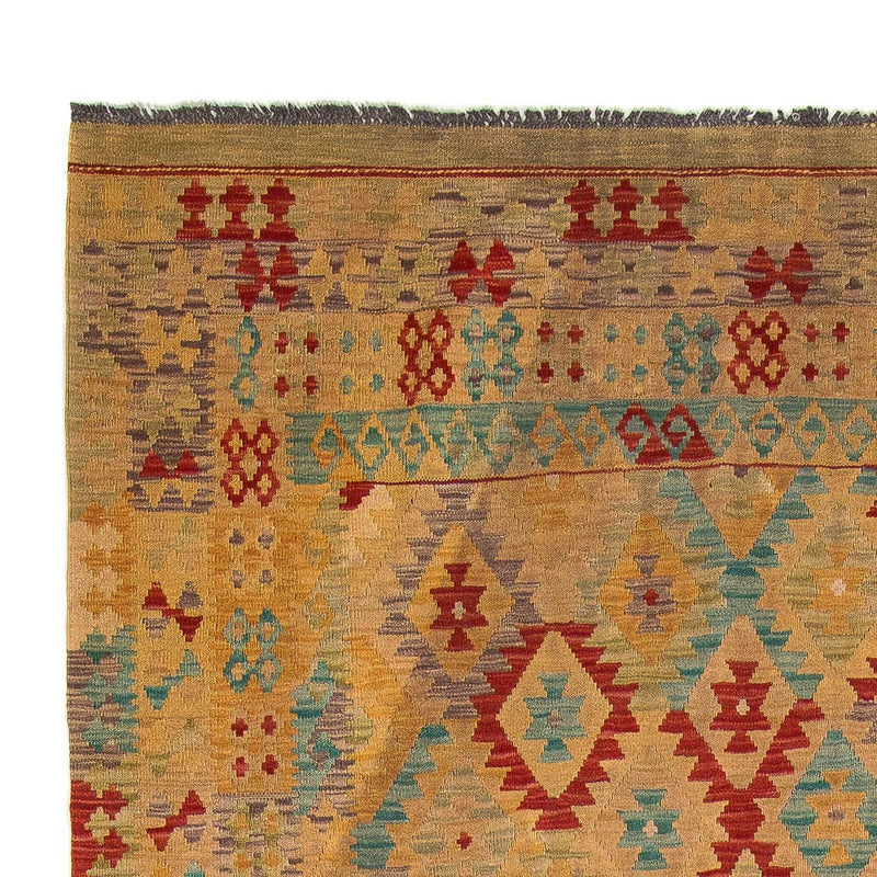 Kelim Carpet - Splash - 304 x 207 cm - brun