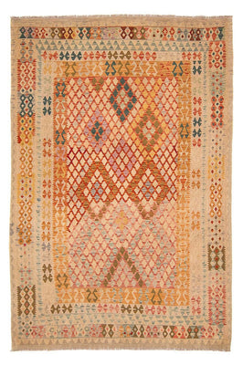 Kelim Carpet - Splash - 299 x 203 cm - flerfärgad