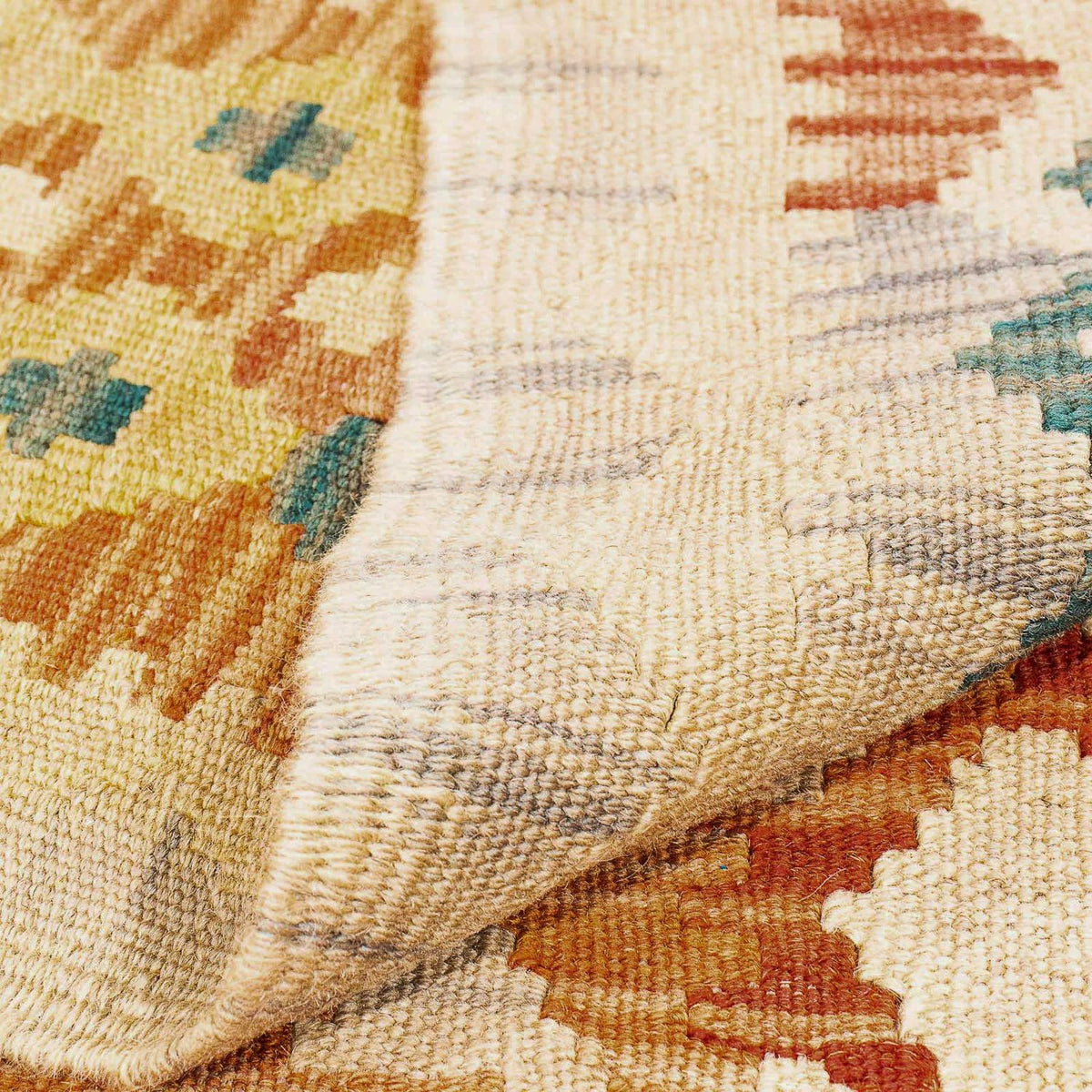 Kelim Carpet - Splash - 299 x 203 cm - flerfärgad