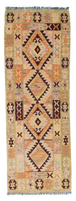 Runner Kelim Carpet - orientalisk matta - 200 x 69 cm - beige