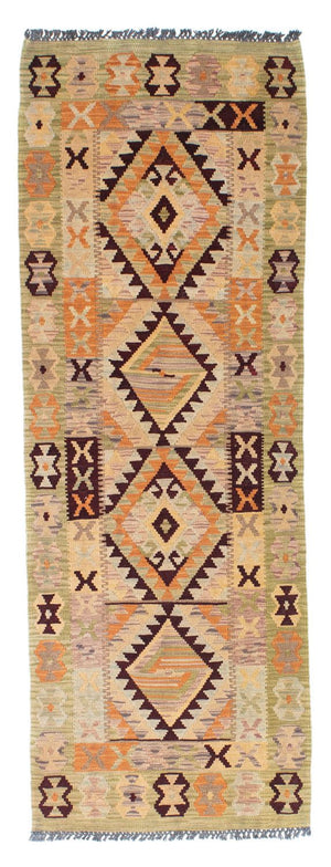 Runner Kelim Carpet - orientalisk matta - 200 x 69 cm - beige