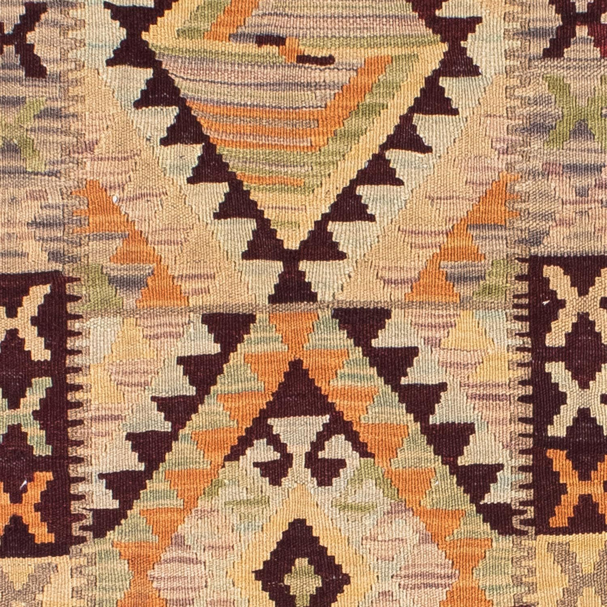 Runner Kelim Carpet - orientalisk matta - 200 x 69 cm - beige