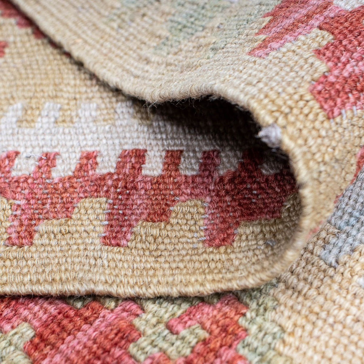 Runner Kelim Carpet - Splash - 287 x 83 cm - flerfärgad