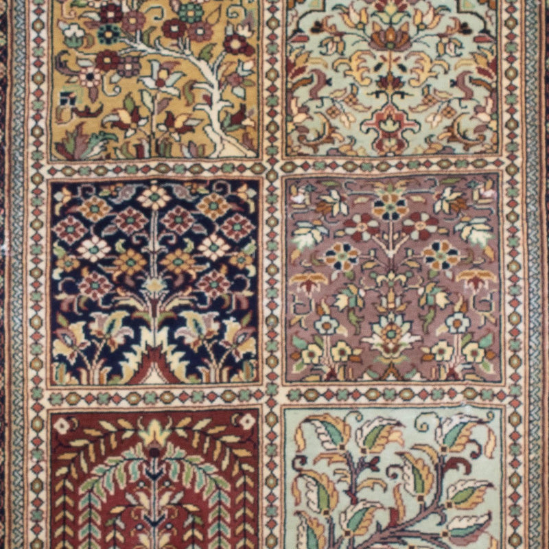 Sidenmatta - Kashmir Silk - 100 x 74 cm - flerfärgad