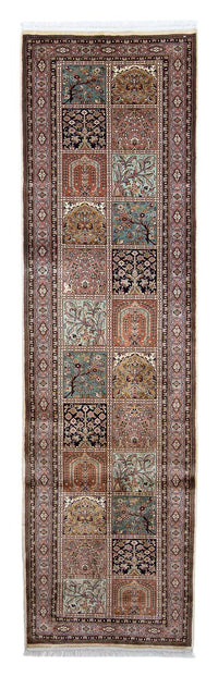 Runner Sidenmatta - Kashmir Silk - 302 x 74 cm - flerfärgad