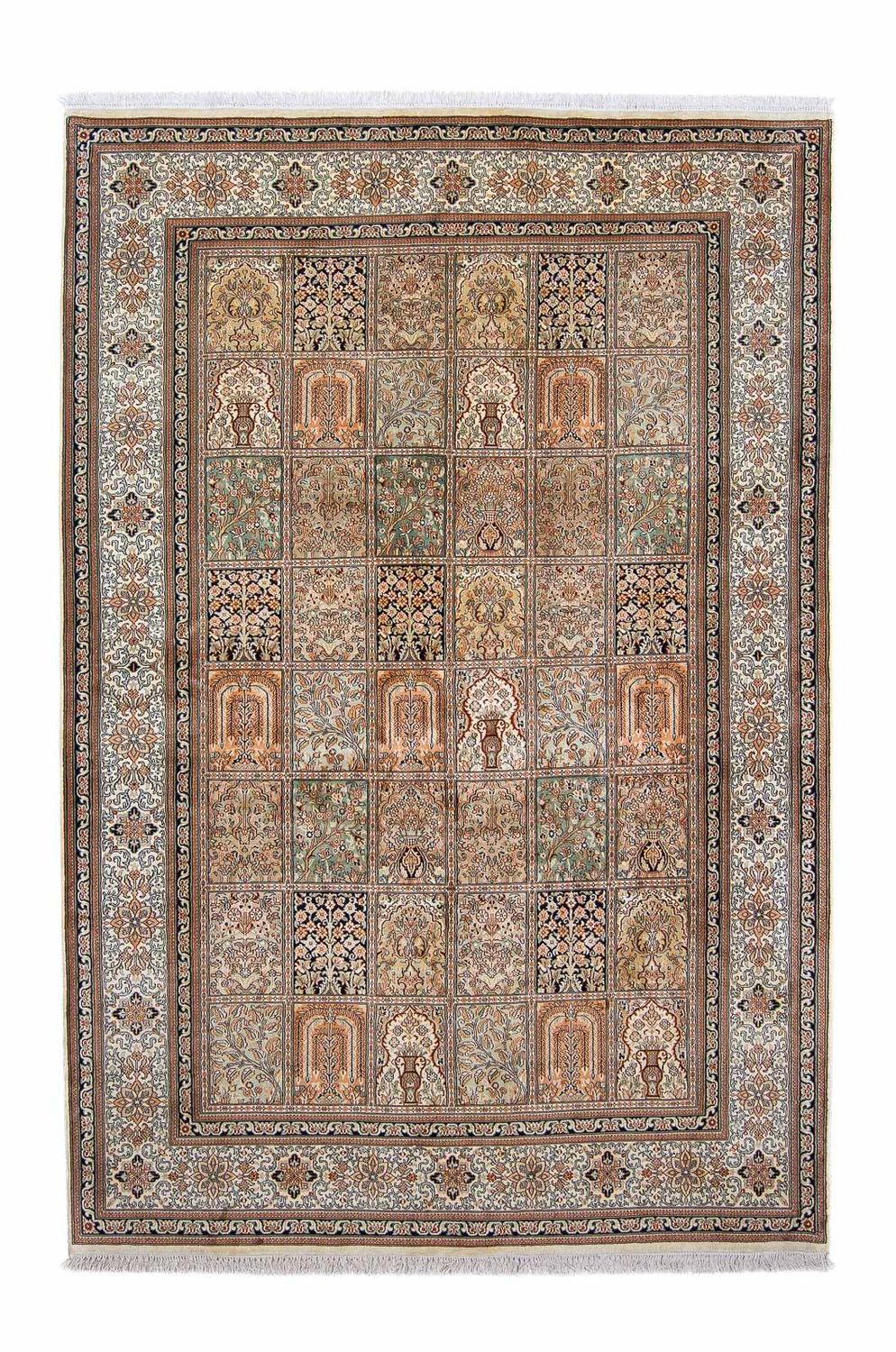 Sidenmatta - Kashmir Silk - 260 x 172 cm - flerfärgad