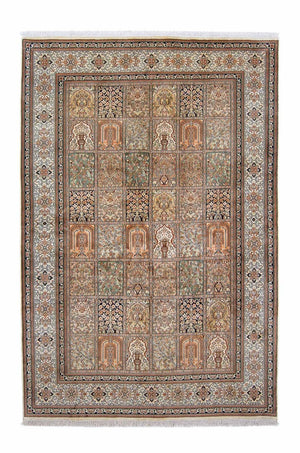 Sidenmatta - Kashmir Silk - 260 x 172 cm - flerfärgad