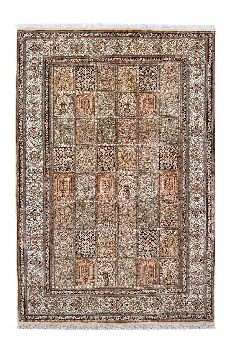 Sidenmatta - Kashmir Silk - 260 x 172 cm - flerfärgad