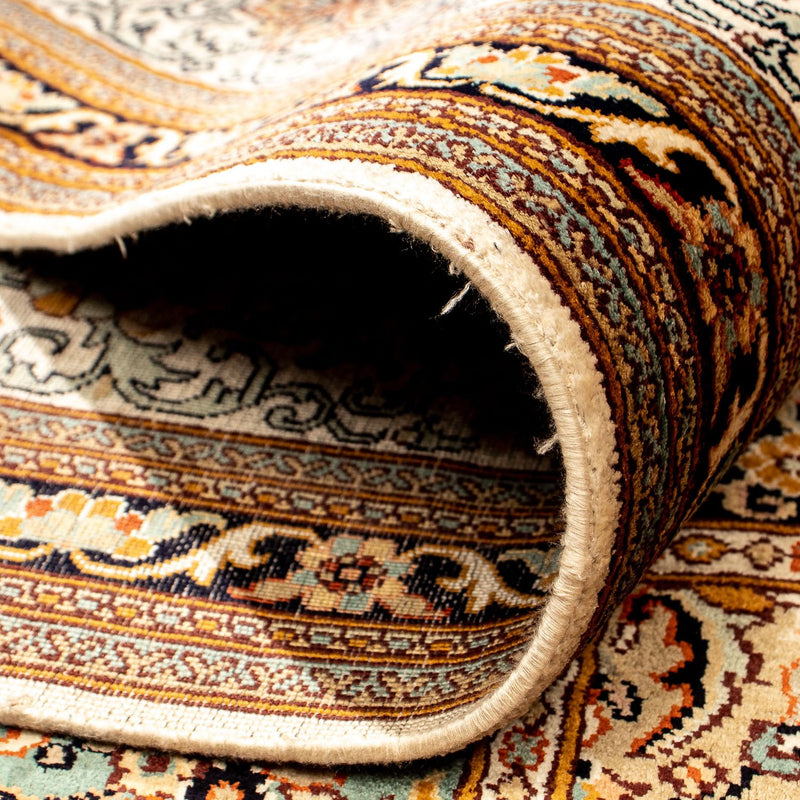 Sidenmatta - Kashmir Silk - 325 x 249 cm - brun