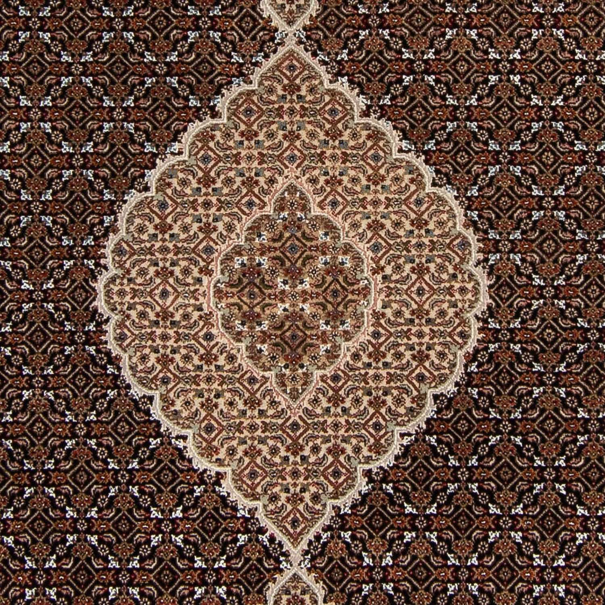 Persisk matta - Tabriz - 300 x 201 cm - mörkblå