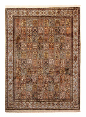 Sidenmatta - Kashmir Silk - 332 x 248 cm - brun