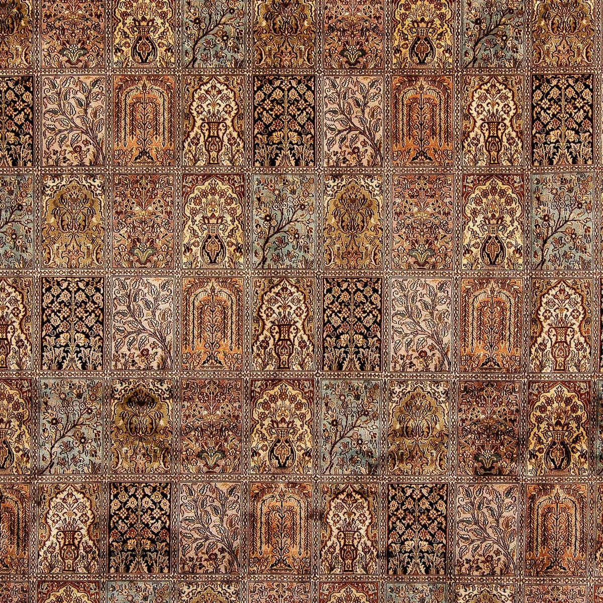 Sidenmatta - Kashmir Silk - 332 x 248 cm - brun
