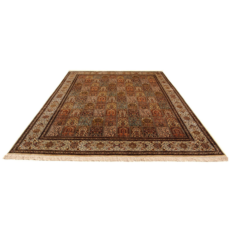 Sidenmatta - Kashmir Silk - 332 x 248 cm - brun