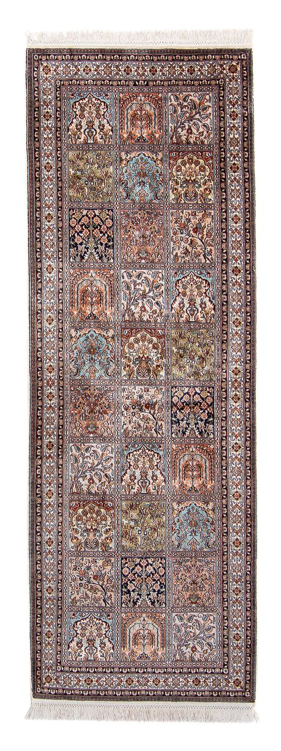 Runner Sidenmatta - Kashmir Silk - 227 x 79 cm - flerfärgad