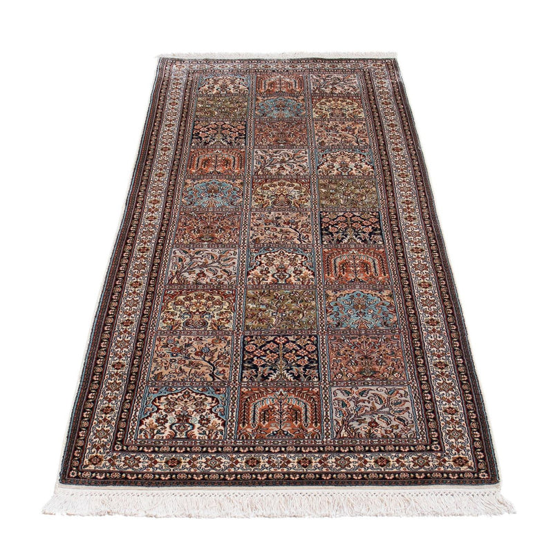 Runner Sidenmatta - Kashmir Silk - 227 x 79 cm - flerfärgad