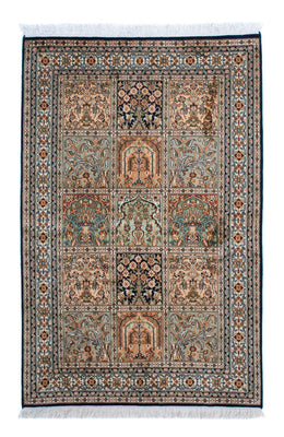 Sidenmatta - Kashmir Silk - 150 x 92 cm - flerfärgad