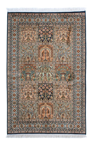 Sidenmatta - Kashmir Silk - 150 x 92 cm - flerfärgad
