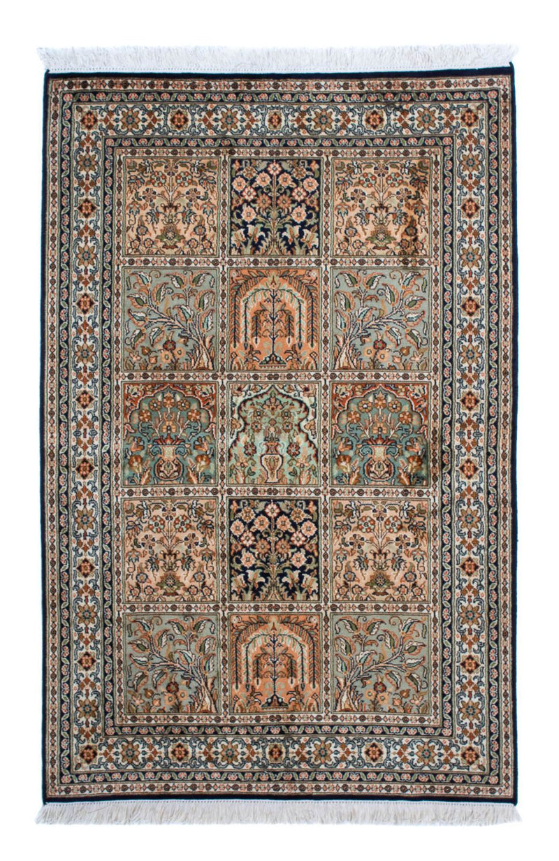 Sidenmatta - Kashmir Silk - 150 x 92 cm - flerfärgad