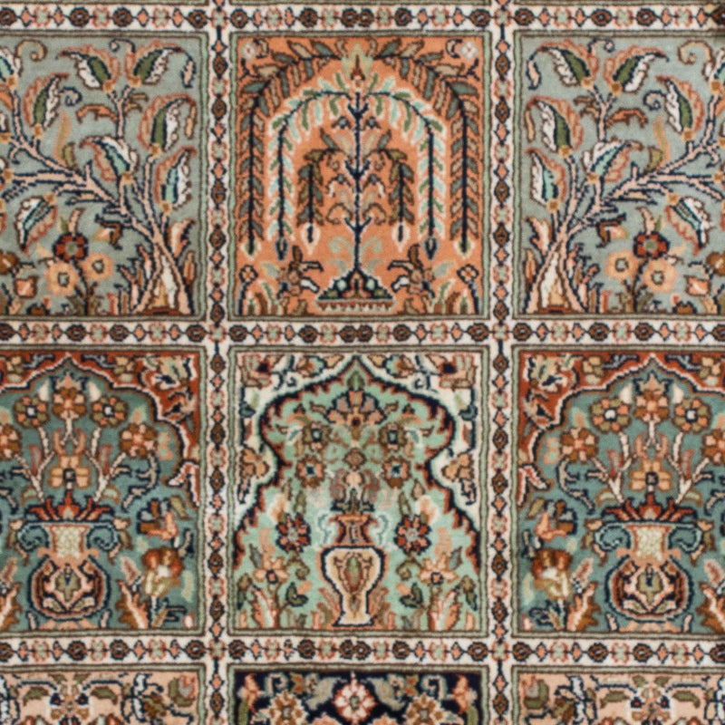 Sidenmatta - Kashmir Silk - 150 x 92 cm - flerfärgad