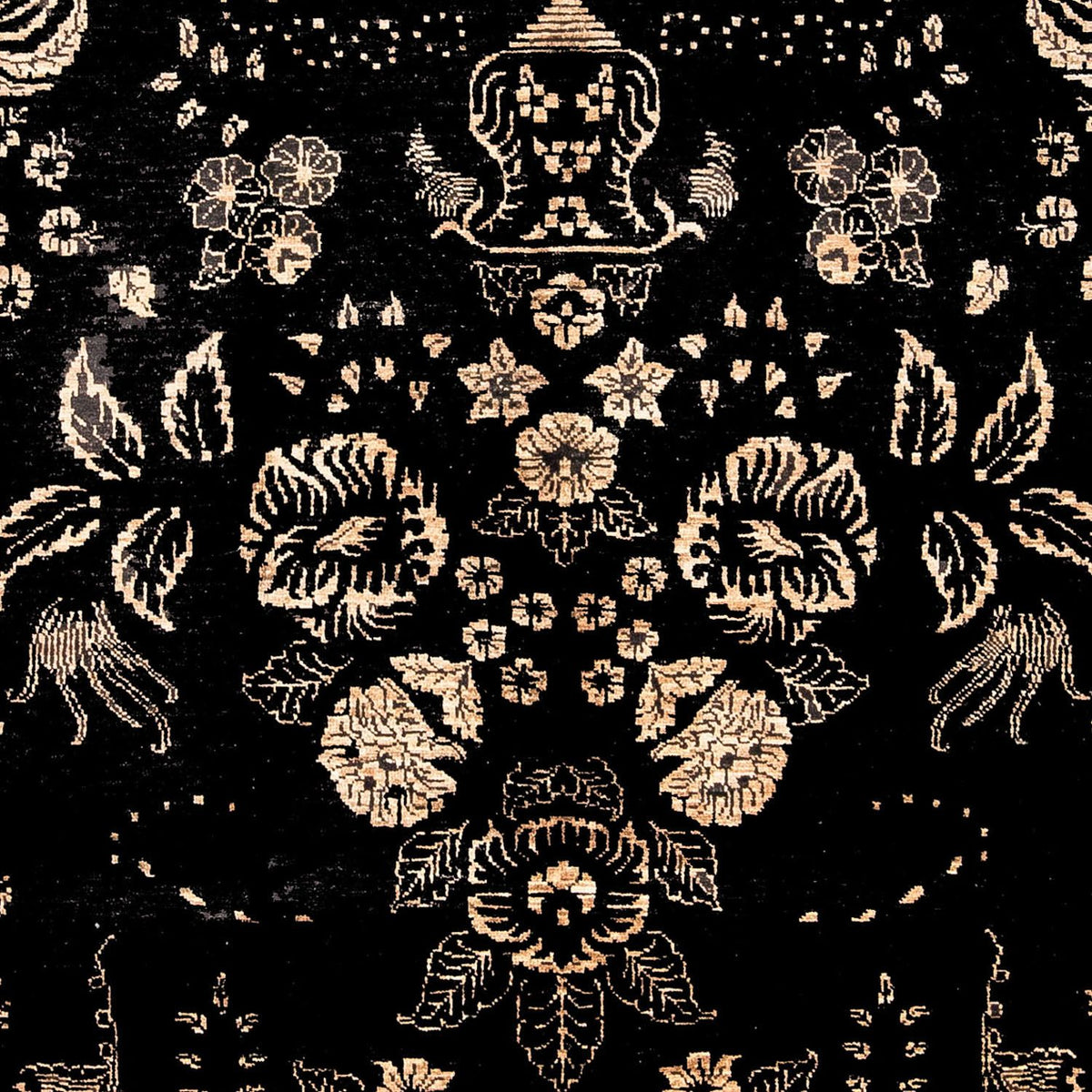 Designermatta - 301 x 212 cm - mörkblå