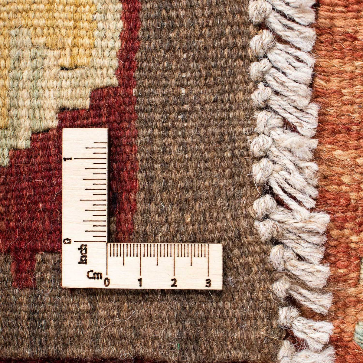 Kelim Carpet - orientalisk matta - 197 x 141 cm - brun