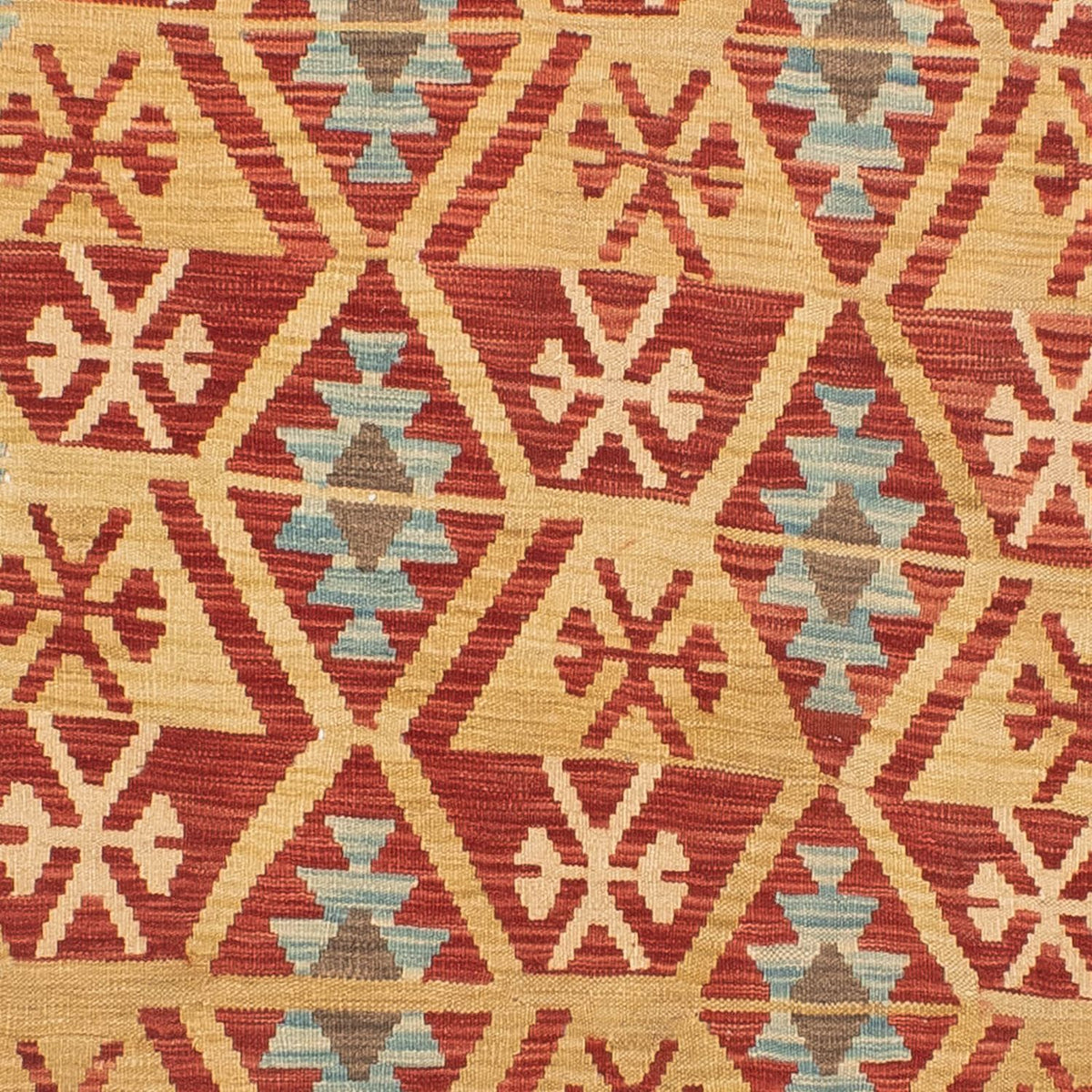 Kelim Carpet - Splash - 194 x 152 cm - flerfärgad