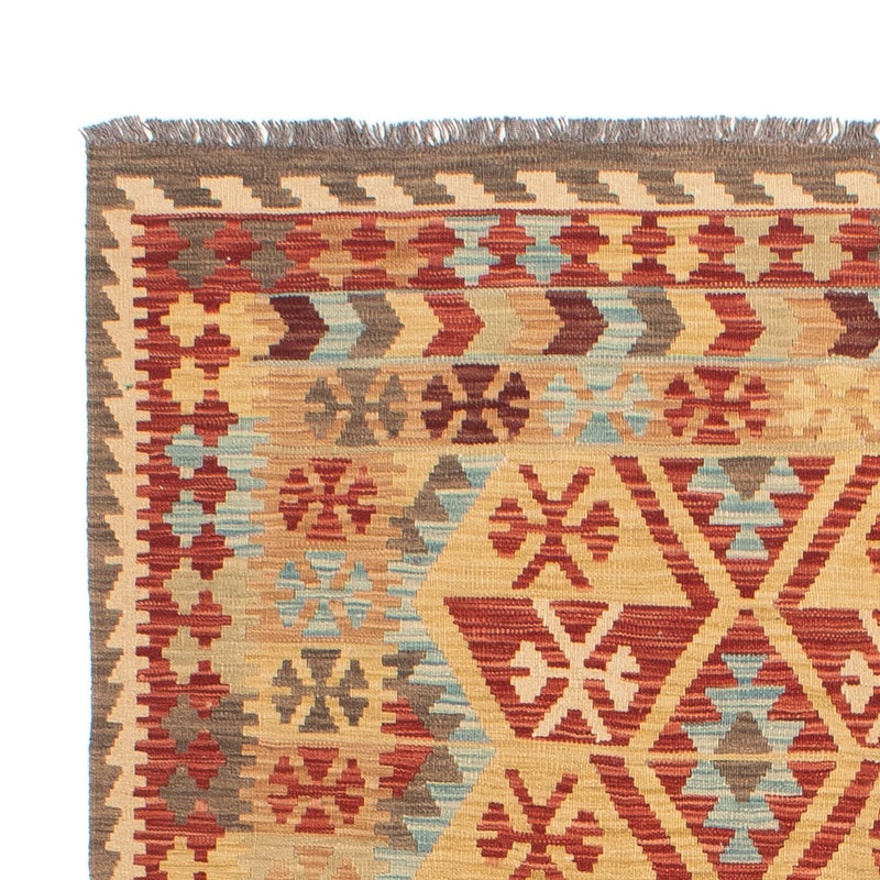 Kelim Carpet - Splash - 194 x 152 cm - flerfärgad