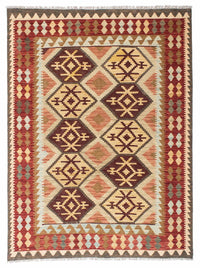 Kelim Carpet - orientalisk matta - 201 x 153 cm - beige