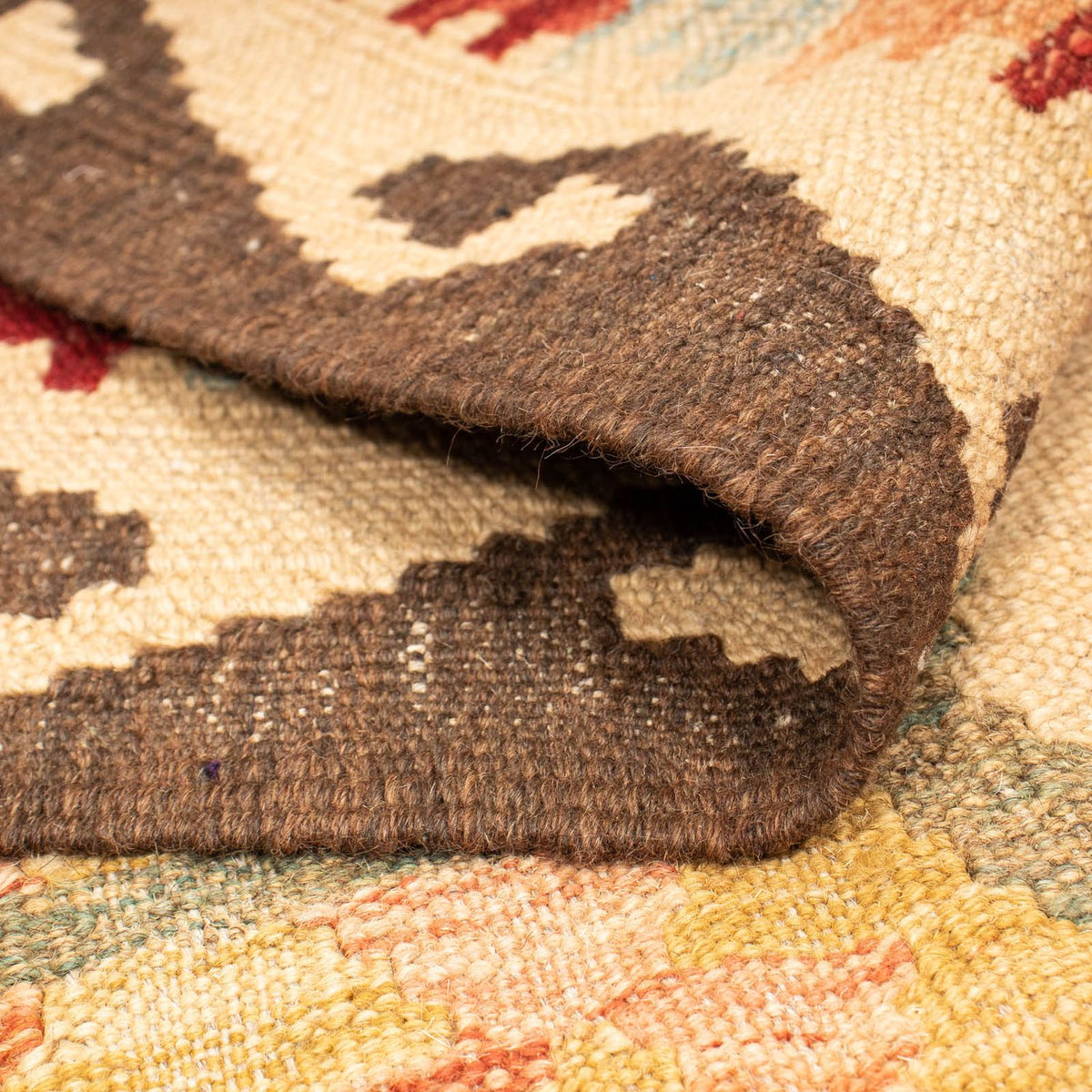 Kelim Carpet - Splash - 190 x 145 cm - flerfärgad