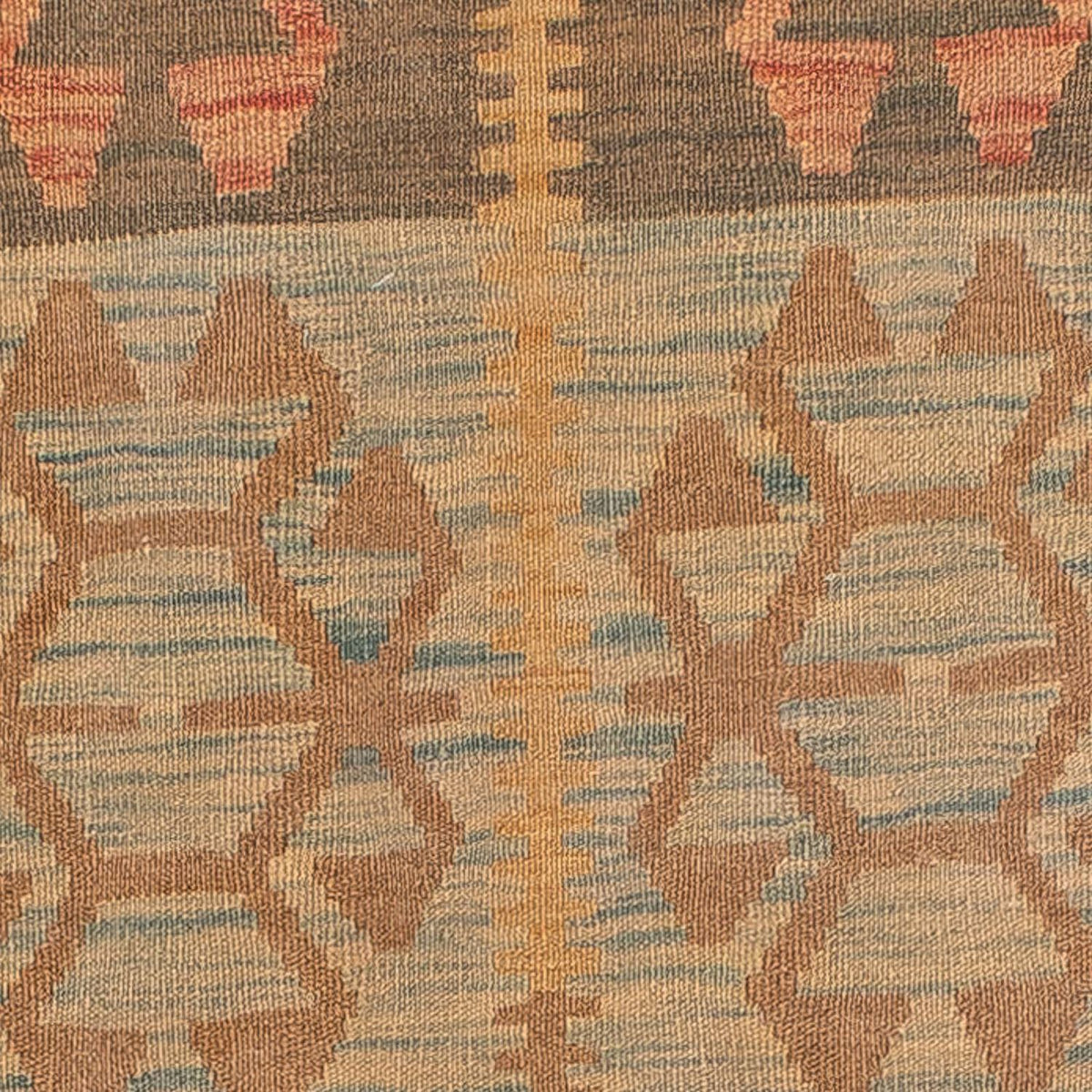 Runner Kelim Carpet - Splash - 395 x 72 cm - flerfärgad