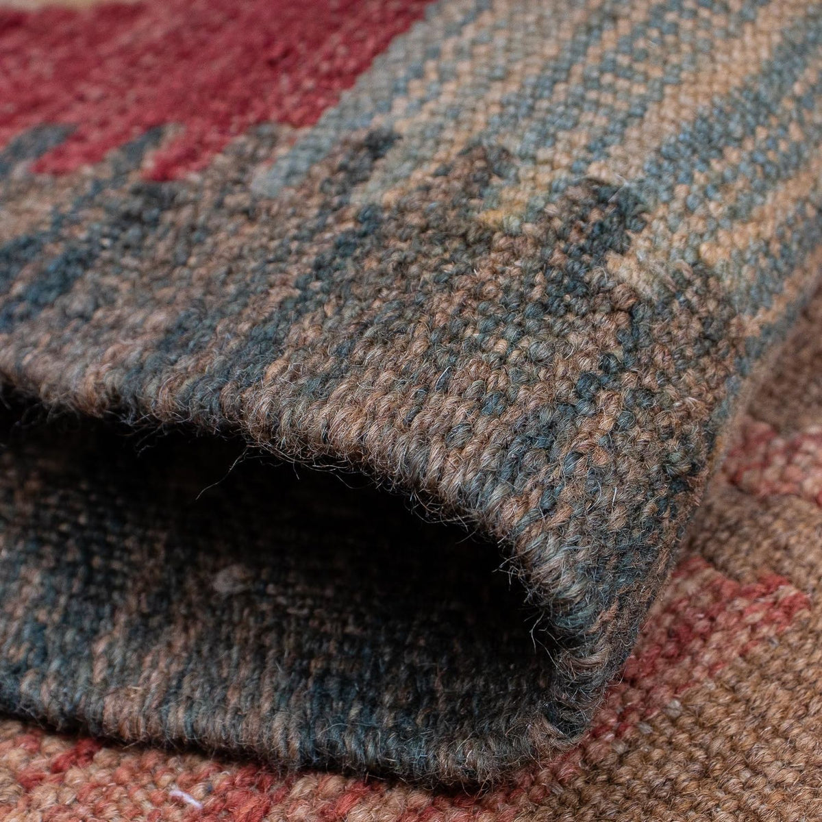 Runner Kelim Carpet - Splash - 395 x 72 cm - flerfärgad