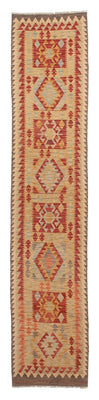 Runner Kelim Carpet - Splash - 389 x 77 cm - flerfärgad