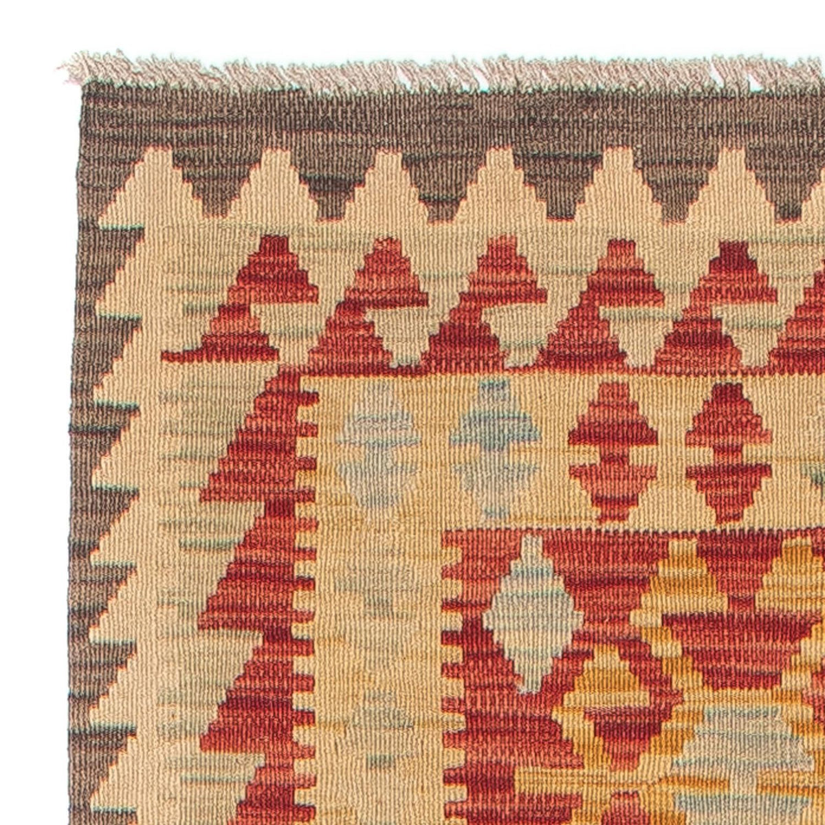 Runner Kelim Carpet - Splash - 389 x 77 cm - flerfärgad