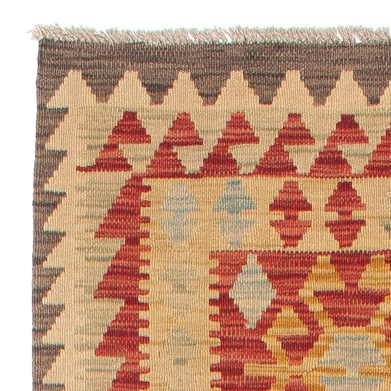 Runner Kelim Carpet - Splash - 389 x 77 cm - flerfärgad