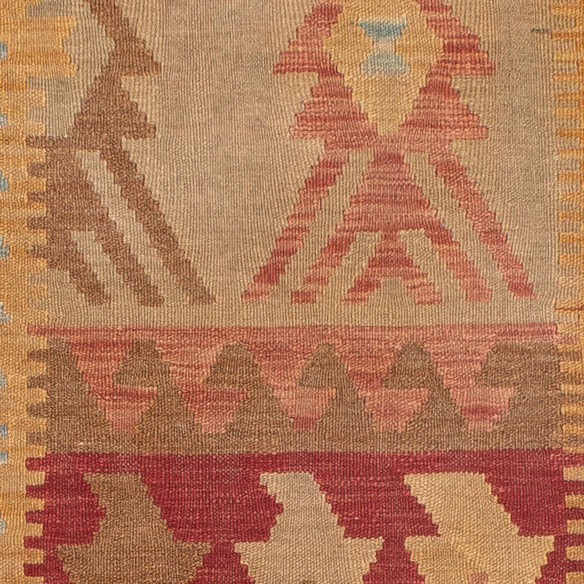 Runner Kelim Carpet - Splash - 392 x 73 cm - flerfärgad