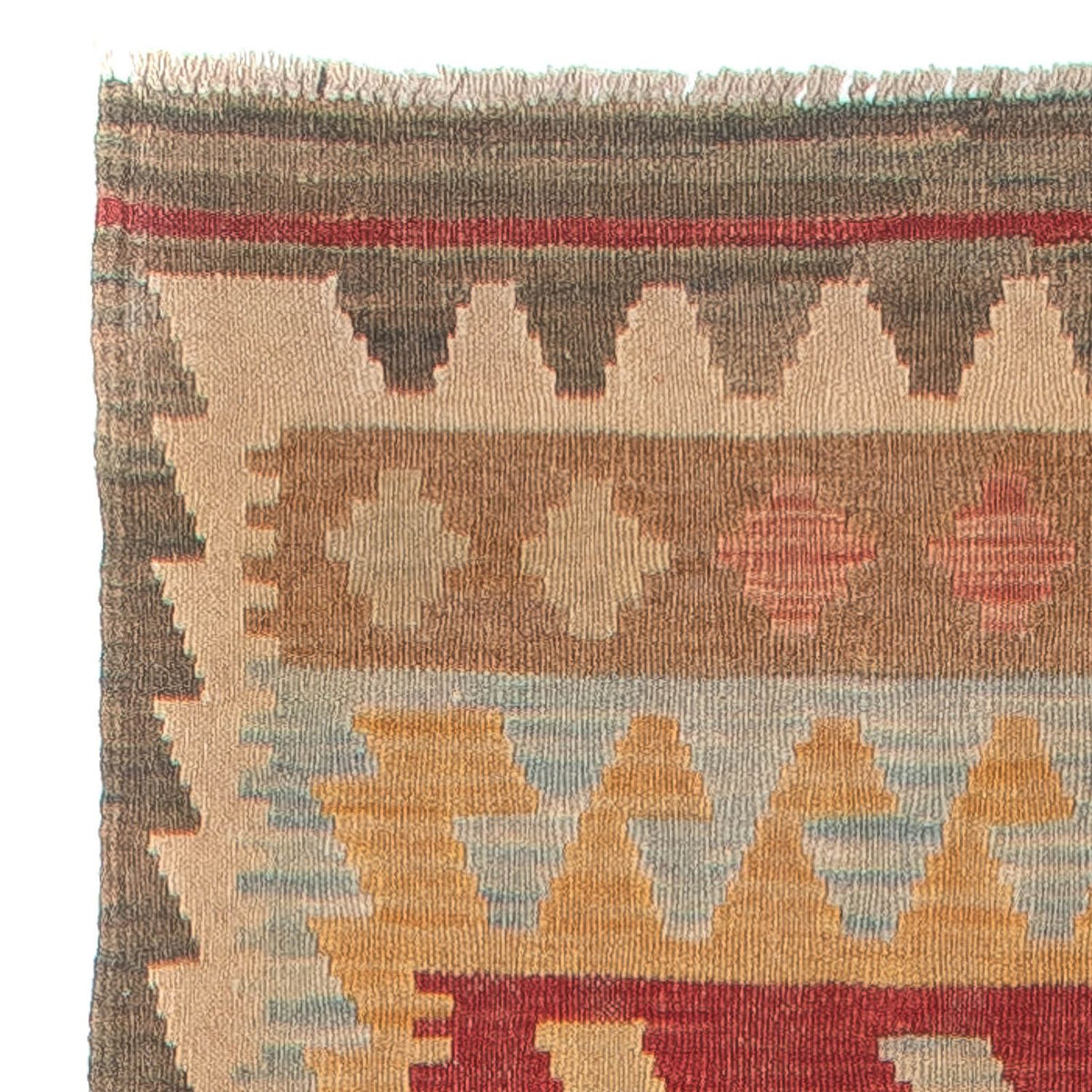 Runner Kelim Carpet - Splash - 392 x 73 cm - flerfärgad