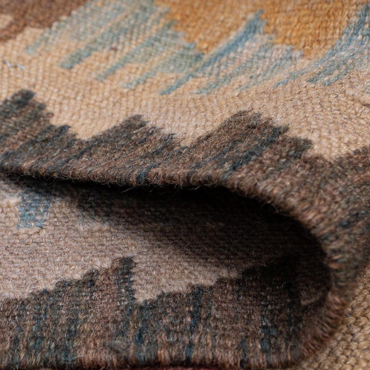 Runner Kelim Carpet - Splash - 392 x 73 cm - flerfärgad