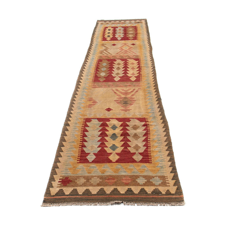 Runner Kelim Carpet - Splash - 392 x 73 cm - flerfärgad