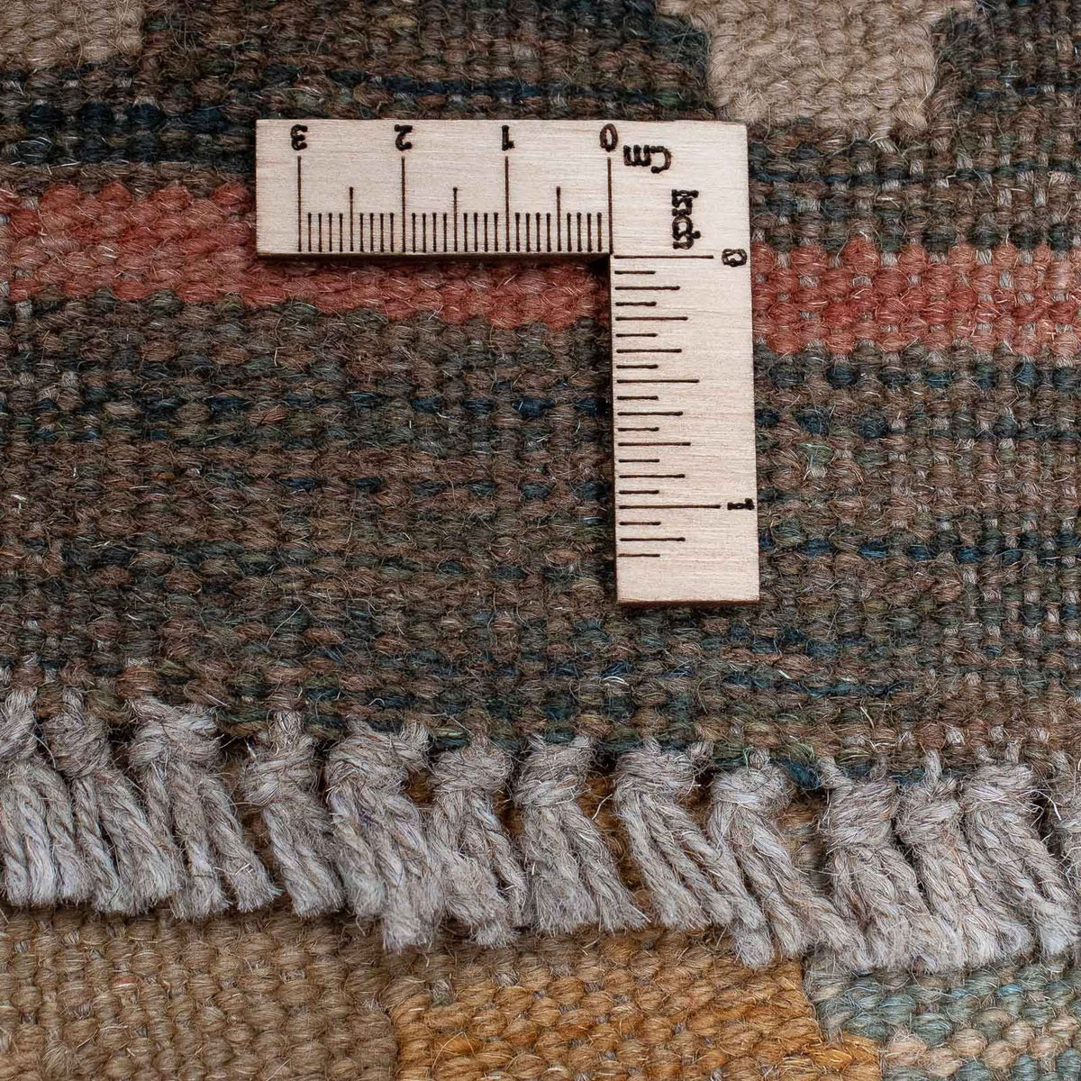 Runner Kelim Carpet - Splash - 392 x 73 cm - flerfärgad