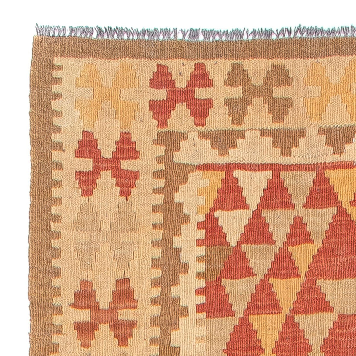 Runner Kelim Carpet - Splash - 405 x 85 cm - flerfärgad