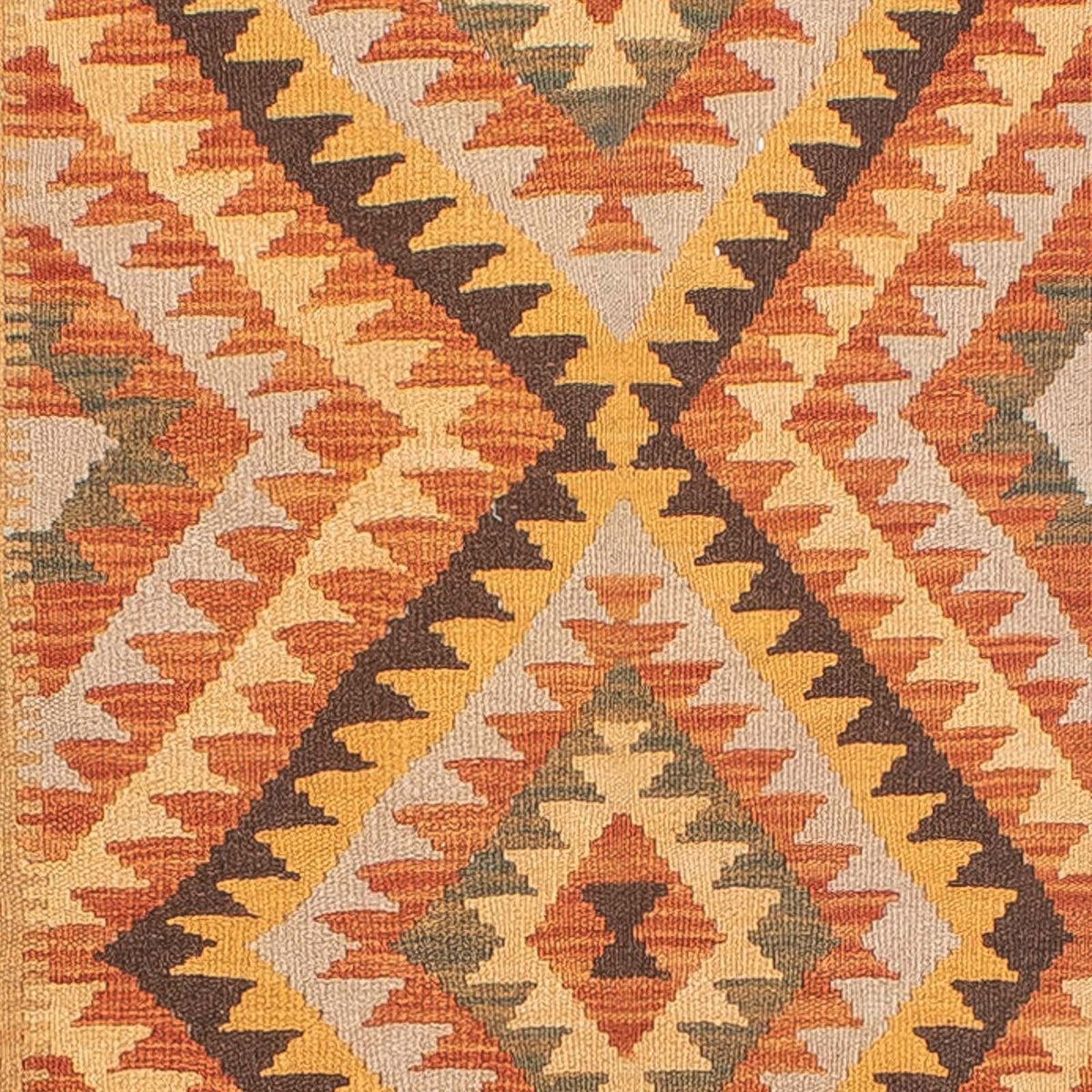 Runner Kelim Carpet - Splash - 394 x 76 cm - flerfärgad