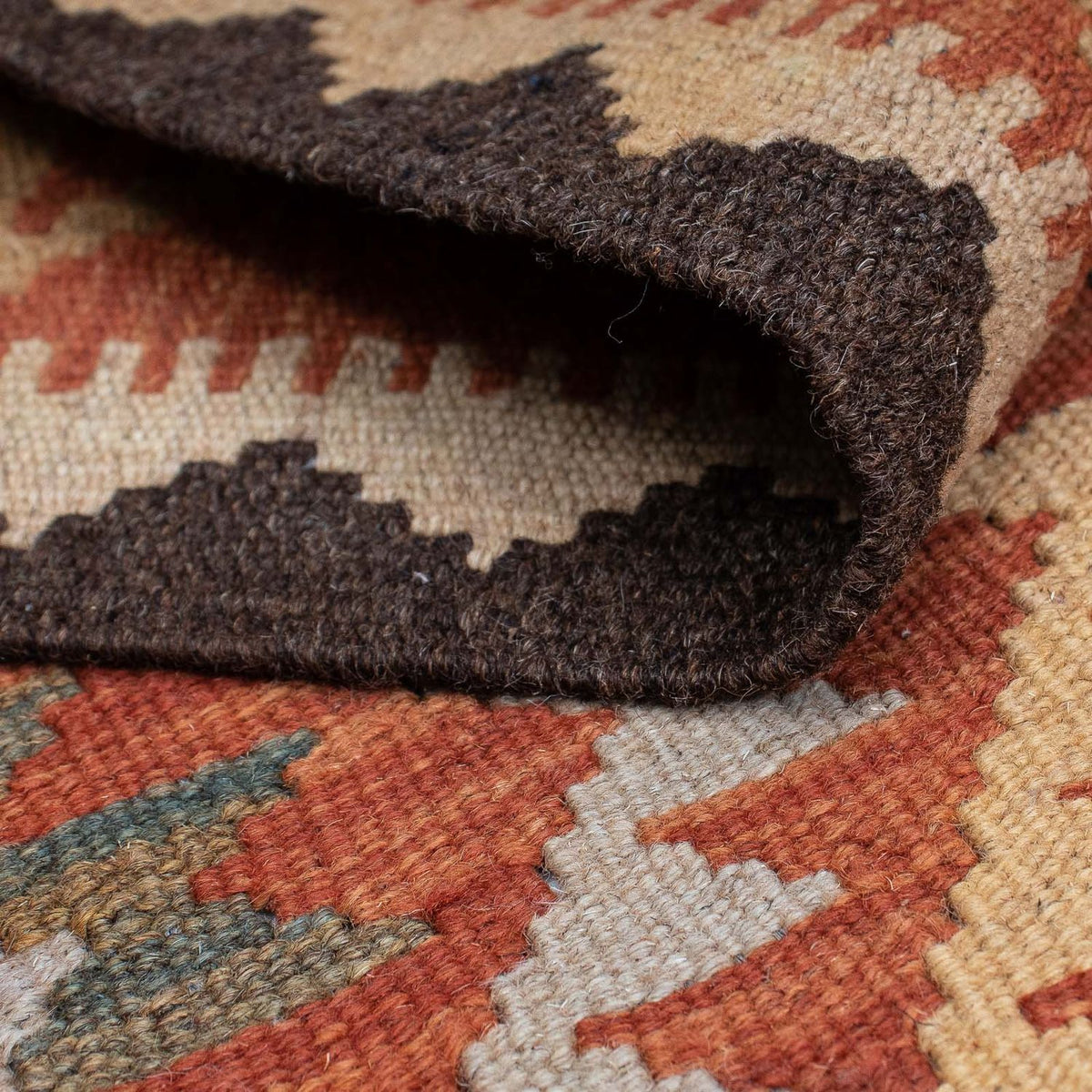 Runner Kelim Carpet - Splash - 394 x 76 cm - flerfärgad