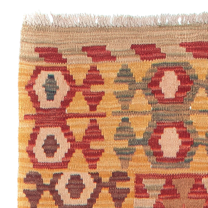 Runner Kelim Carpet - Splash - 394 x 70 cm - flerfärgad