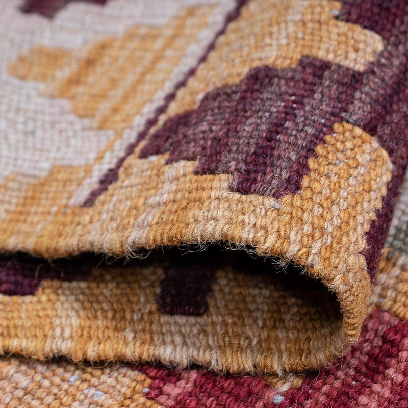 Runner Kelim Carpet - Splash - 394 x 70 cm - flerfärgad