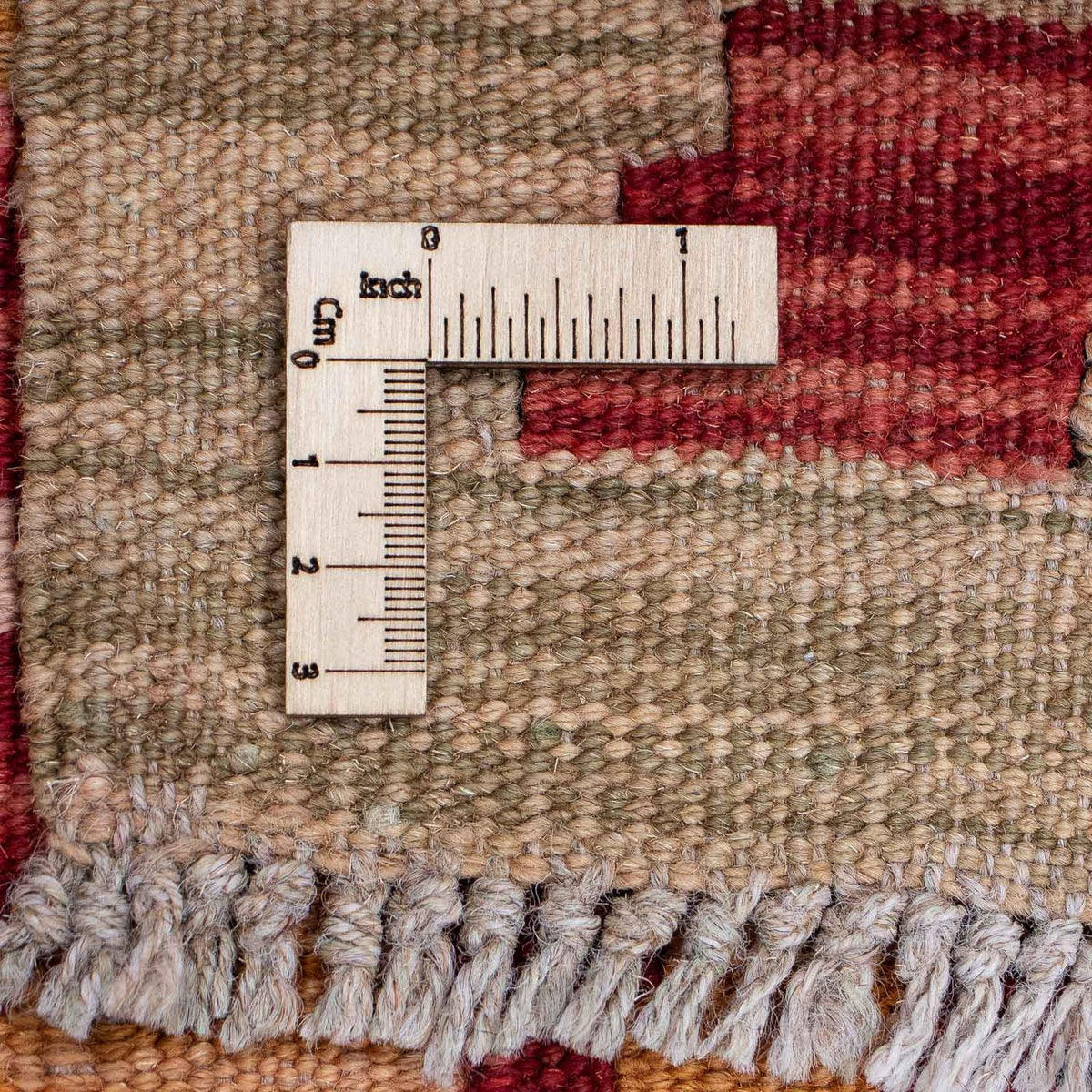 Runner Kelim Carpet - Splash - 394 x 70 cm - flerfärgad