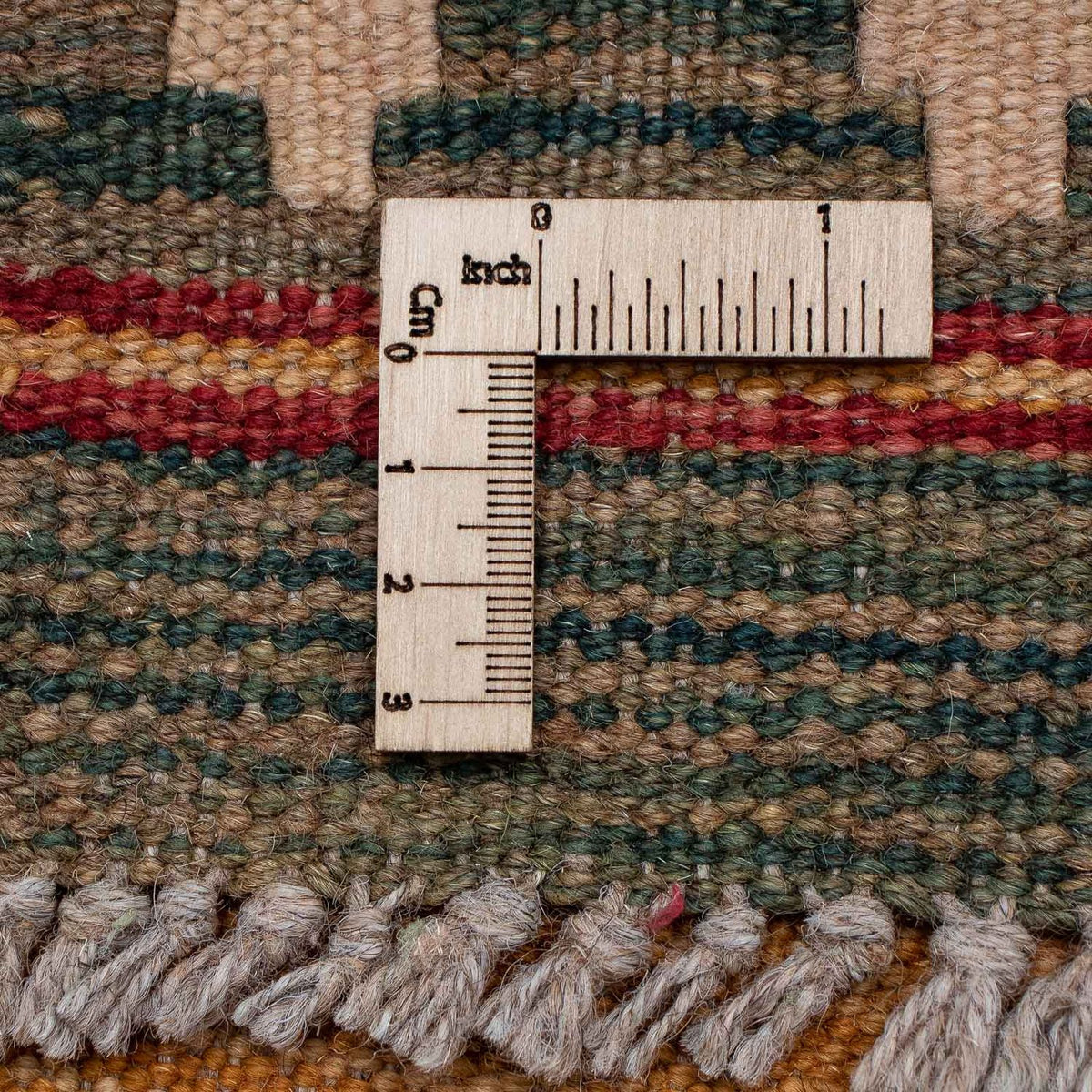 Runner Kelim Carpet - Splash - 407 x 76 cm - flerfärgad