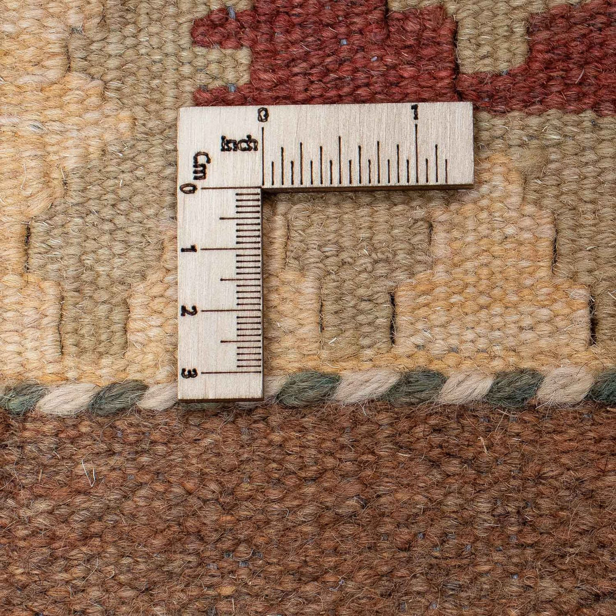 Runner Kelim Carpet - Splash - 371 x 88 cm - flerfärgad